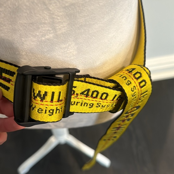 OFF-WHITE Yellow & Black Industrial Belt